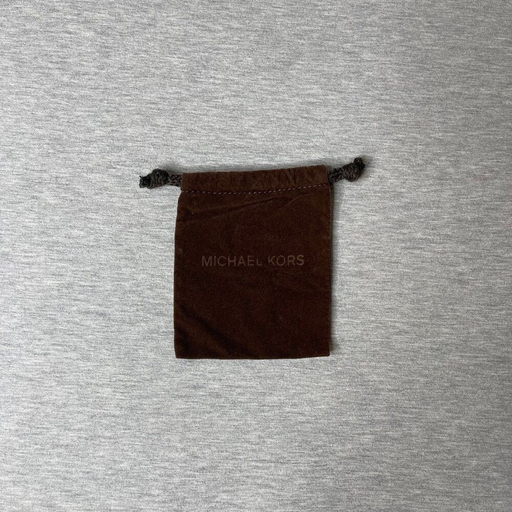 Michael Kors Velour Brown Gift Dust Bag 5” x 4.5”
